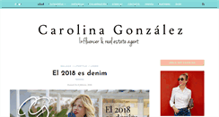 Desktop Screenshot of carolinagonzalez.net